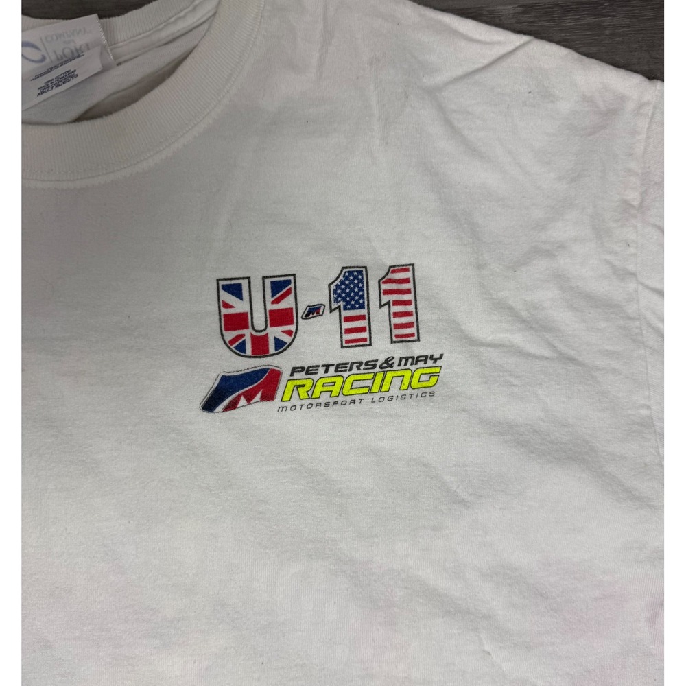 Peters & May Racing U-11 Hydroplane T-Shirt Tom Thompson White Mens XL Gildan - Picture 3 of 4